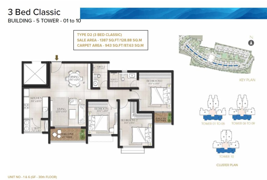 The Prestige city Meridian Park Floor Plan